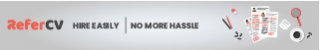 Advertisement for www.refercv.com/